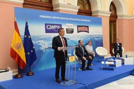 HOY, EN LA ENTREGA DE LAS PRIMERAS CERTIFICACIONES DE LA CADENA DE CUSTODIA APR DE AENOR A LAS MARCAS CONSERVERAS “ISABEL” Y “CAMPOS”