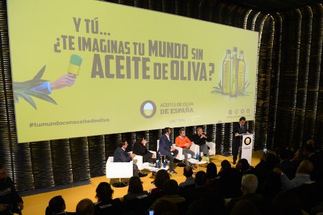 Hoy, en la presentación de resultados y de la nueva campaña de promoción de Aceites de Oliva de España