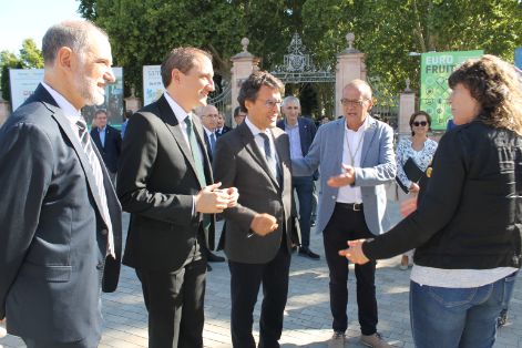 HOY, EN LA INAUGURACIÓN DE LA FIRA DE SANT MIQUEL, EN LLEIDA 