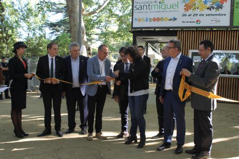 HOY, EN LA INAUGURACIÓN DE LA FIRA DE SANT MIQUEL, EN LLEIDA 