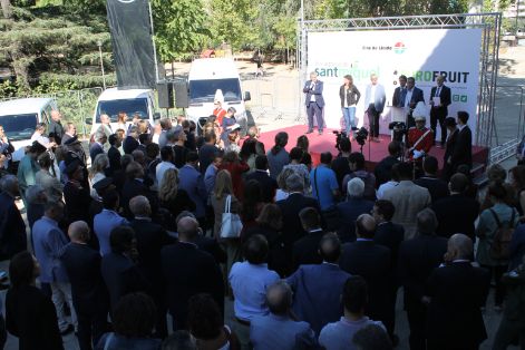 HOY, EN LA INAUGURACIÓN DE LA FIRA DE SANT MIQUEL, EN LLEIDA 