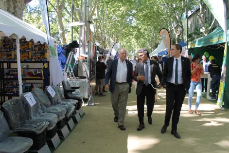HOY, EN LA INAUGURACIÓN DE LA FIRA DE SANT MIQUEL, EN LLEIDA 