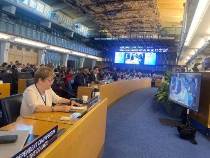 HOY, DURANTE SU INTERVENCIÓN EN EL 35º PERÍODO DE SESIONES DEL COMITÉ DE PESCA DE LA FAO, EN ROMA 