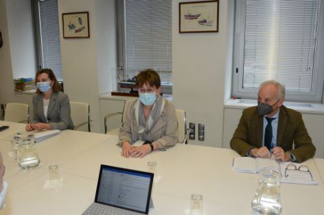 HOY EN LA SEDE DE LA SECRETARÍA GENERAL DE PESCA  