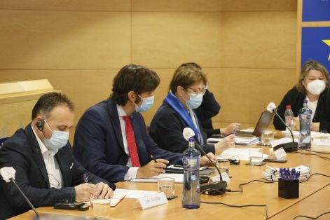 Hoy, en la Oficina de la Representación de la UE en Barcelona