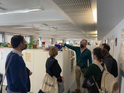 Hoy, en la sede de la Secretaría General de Pesca 