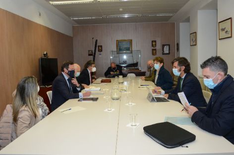 Hoy en la sede de la Secretaría General de Pesca  