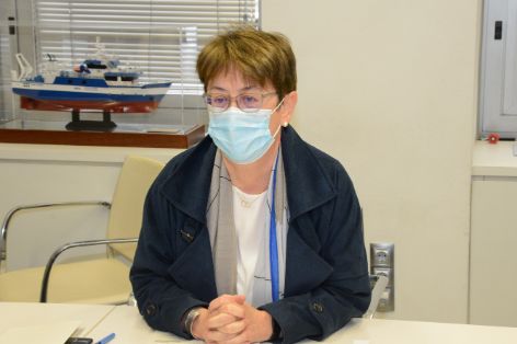Hoy en la sede de la Secretaría General de Pesca  