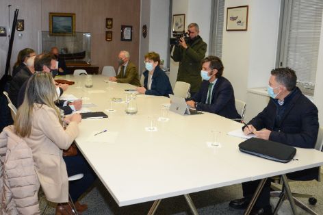 Hoy en la sede de la Secretaría General de Pesca  
