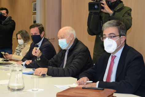 Hoy en la sede de la Secretaría General de Pesca  