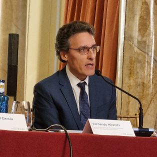 Hoy, en la clausura de la 45ª Asamblea General de la Asociación Nacional de Empresas de Aguas de Bebida Envasadas (Aneabe) 