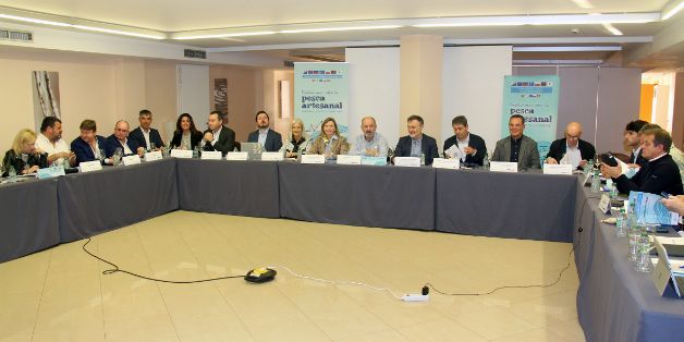 Hoy, en Burela, en el marco de la reunión interfederativa de cofradías de pescadores del Cantábrico-noroeste 