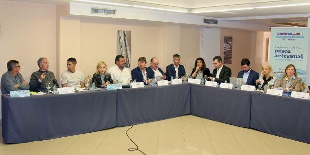 Hoy, en Burela, en el marco de la reunión interfederativa de cofradías de pescadores del Cantábrico-noroeste 