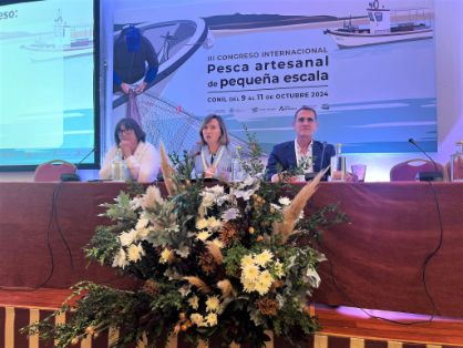 Hoy, en la clausura del III Congreso Internacional de Pesca Artesanal en Cádiz