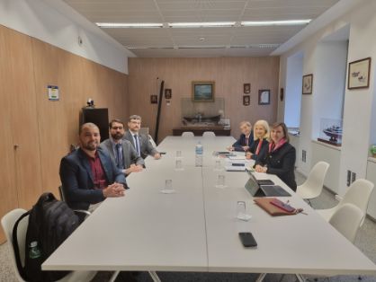 Hoy, en la sede de la Secretaría General de Pesca 