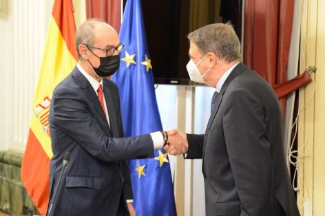 El ministro Luis Planas ha presidido hoy el acto de toma de posesión