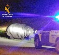 La Guardia Civil devuelve al circo un hipopótamo que se fugó de sus instalaciones
