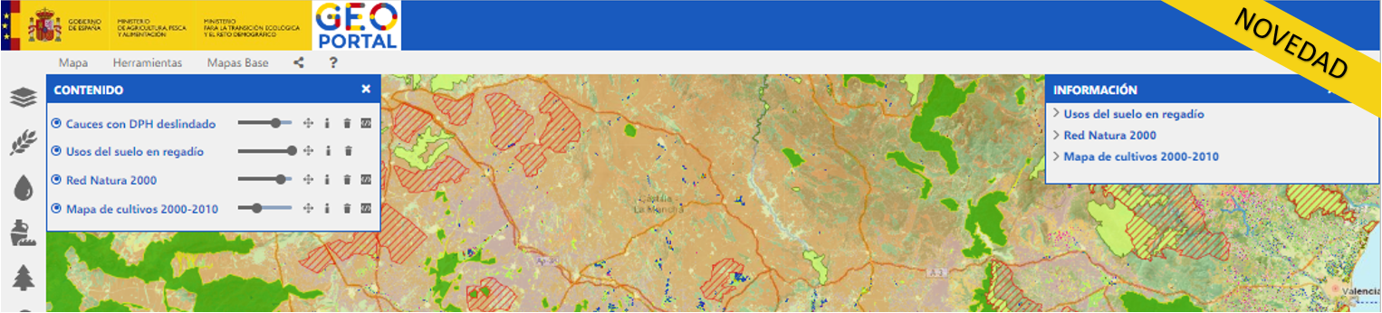 Nuevo GeoPortal del Ministerio