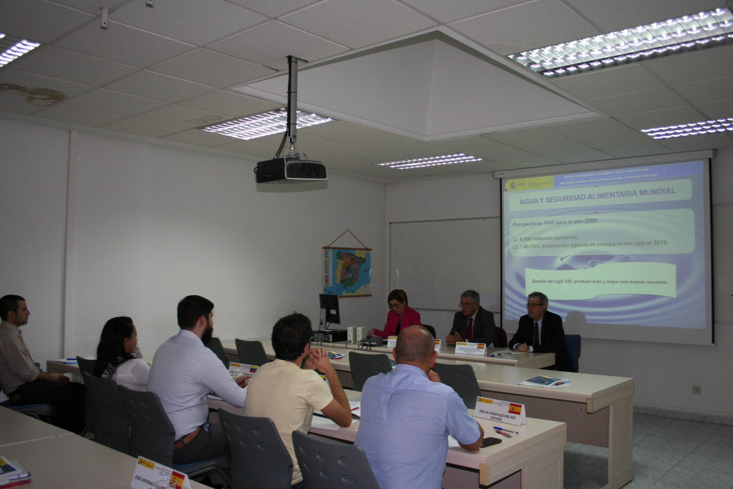 INAUGURACIÓN CURSO INTERNACIONAL DE ESPECIALIZACIÓN EN DISEÑO Y GESTIÓN DE REGADÍO