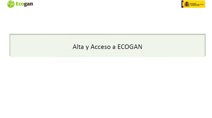 Portada Alta y acceso ECOGAN
