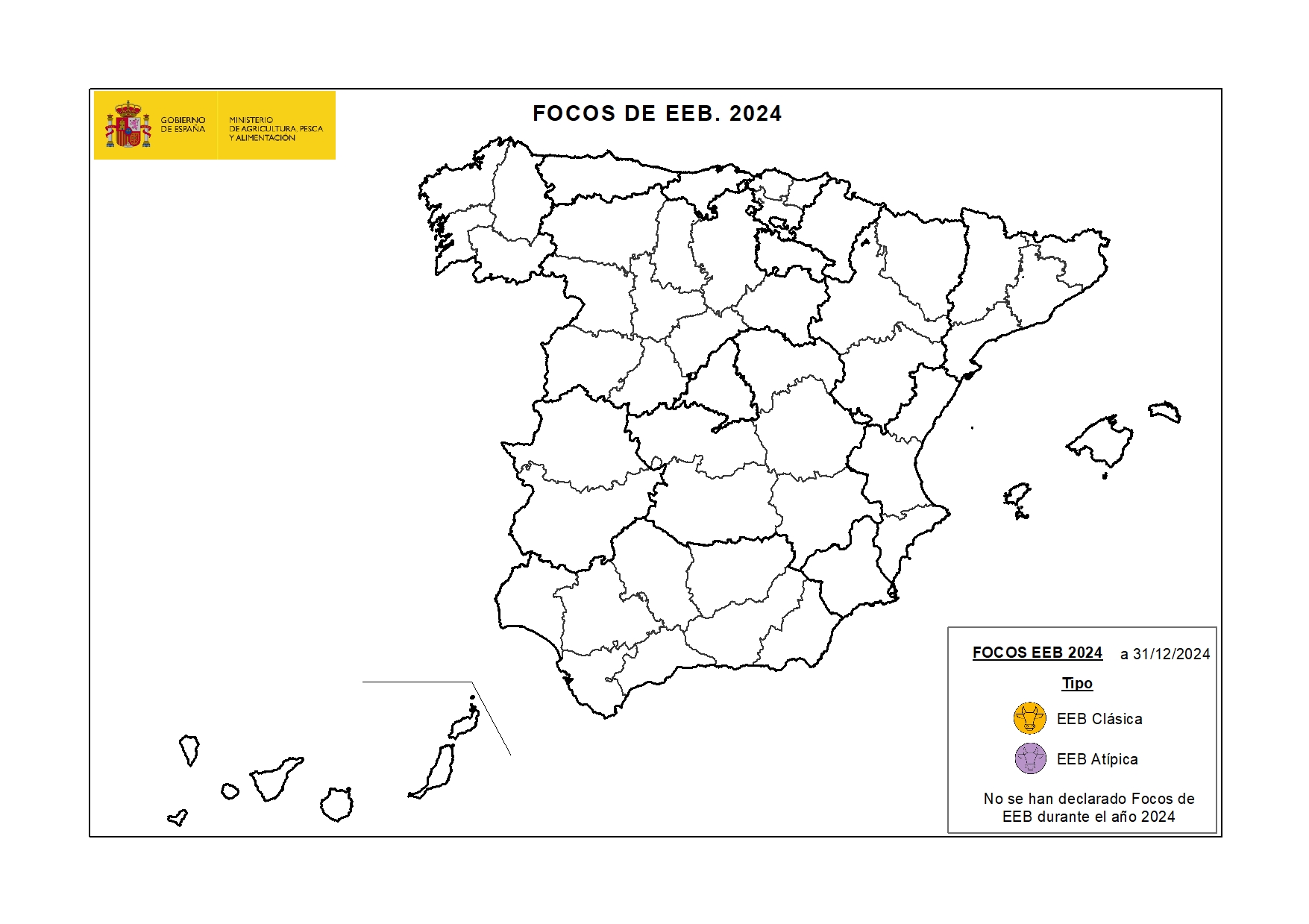 Últimos focos de EEB