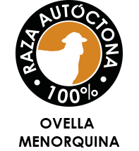 Logotipo "raza autóctona" Ovella Menorquina