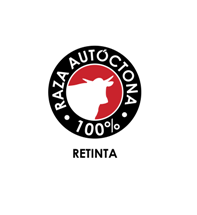 Logotipo "raza autóctona" Retinta.