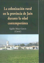 Portada de "La colonización rural en la provincia de Jaén... " por E. Moya Garcia